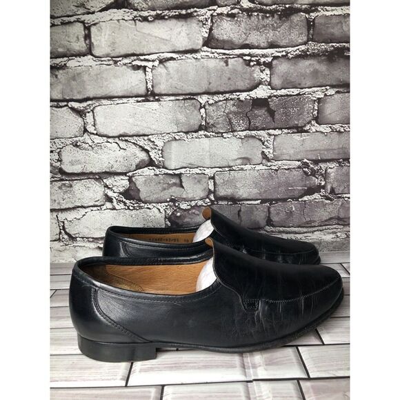 Allen Edmonds Black Leather Slip On Loafers Dress Shoes Men Sz 10D US/43EU - Picture 8 of 16